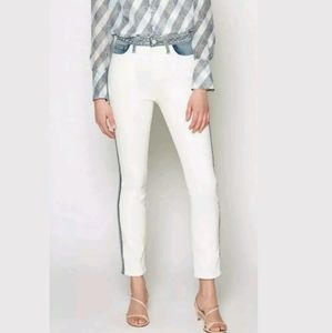 NWT Joie Gracelyn Mixed Straight Jeans Borderline